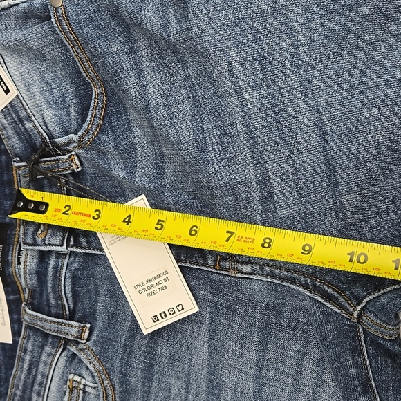 NEW Judy Blue Jeans Slim Fit Midrise 28W - Picture 7 of 8